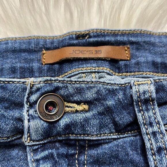 Joe's Jeans The Vixen Cut Off Shorts Dark Blue Denim Wash Size 31 - Picture 5 of 6